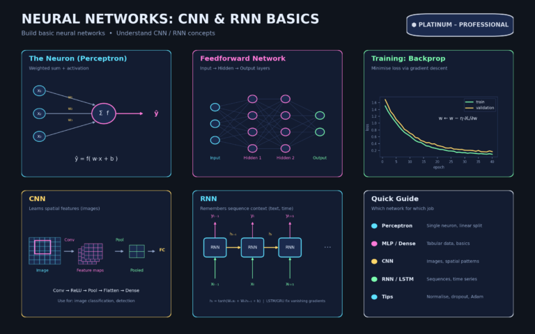 Deep Learning & Neural Networks(Platinum – Professional)